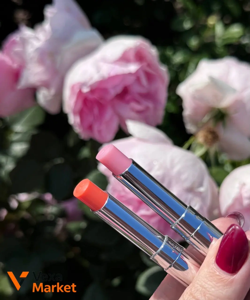 Набір бальзамів для губ Dior Addict Lip Glow (Мініатюри) 001 Pink, 004 Coral — фото 3