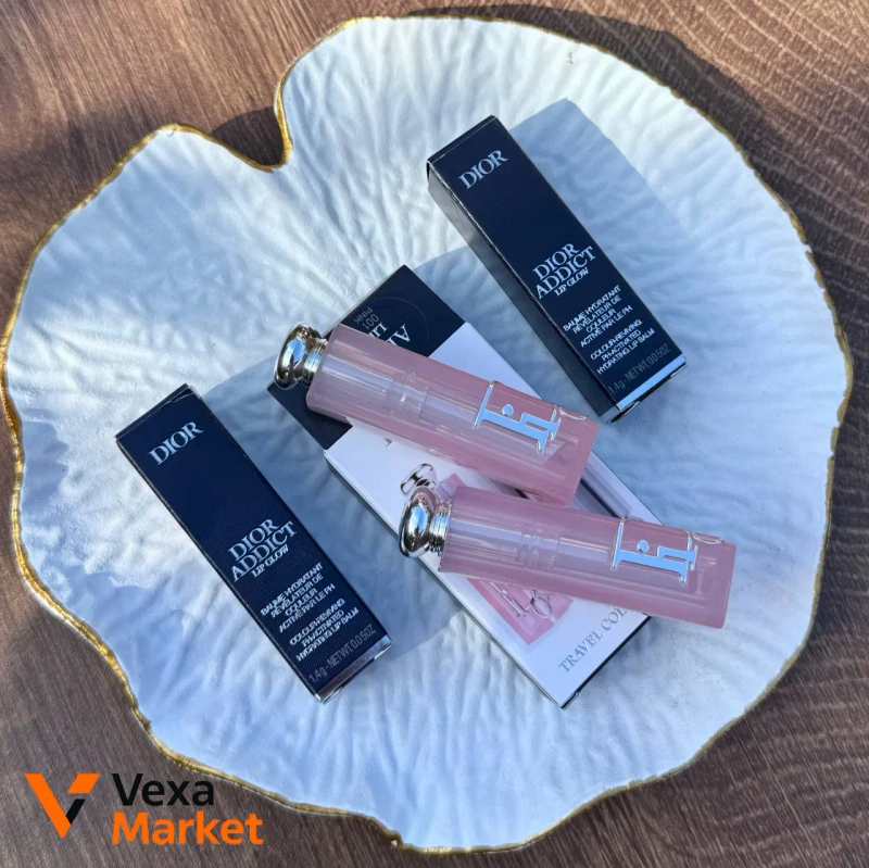 Набір бальзамів для губ Dior Addict Lip Glow (Мініатюри) 001 Pink, 004 Coral — фото 8