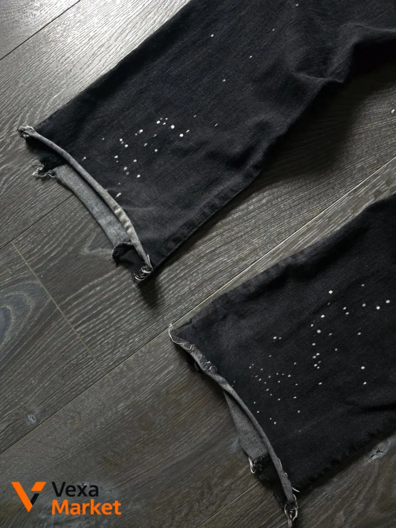 Flared paint jeans — фото 6