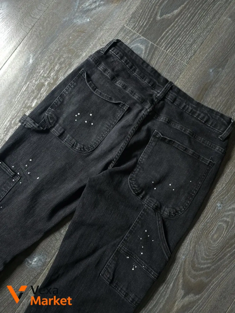 Flared paint jeans — фото 7