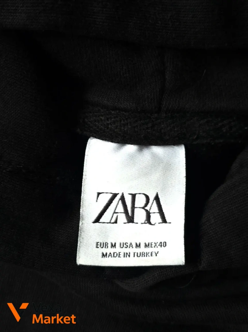 Худи Zara черное S-M — фото 6