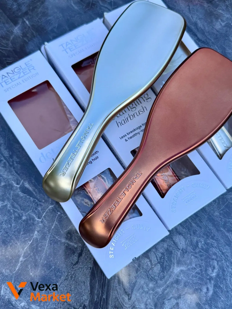 Щітка Tangle Teezer The Ultimate Detangler Chrome Neo Gold / Chocolate Bronze — фото 3