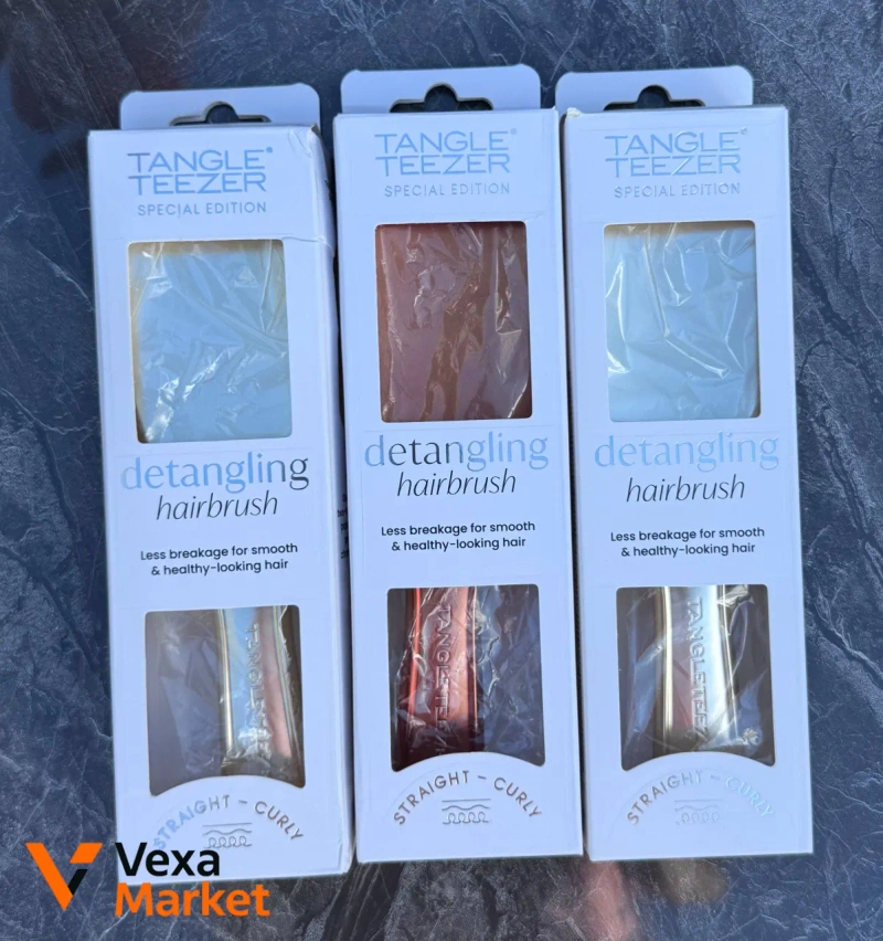 Щітка Tangle Teezer The Ultimate Detangler Chrome Neo Gold / Chocolate Bronze — фото 6