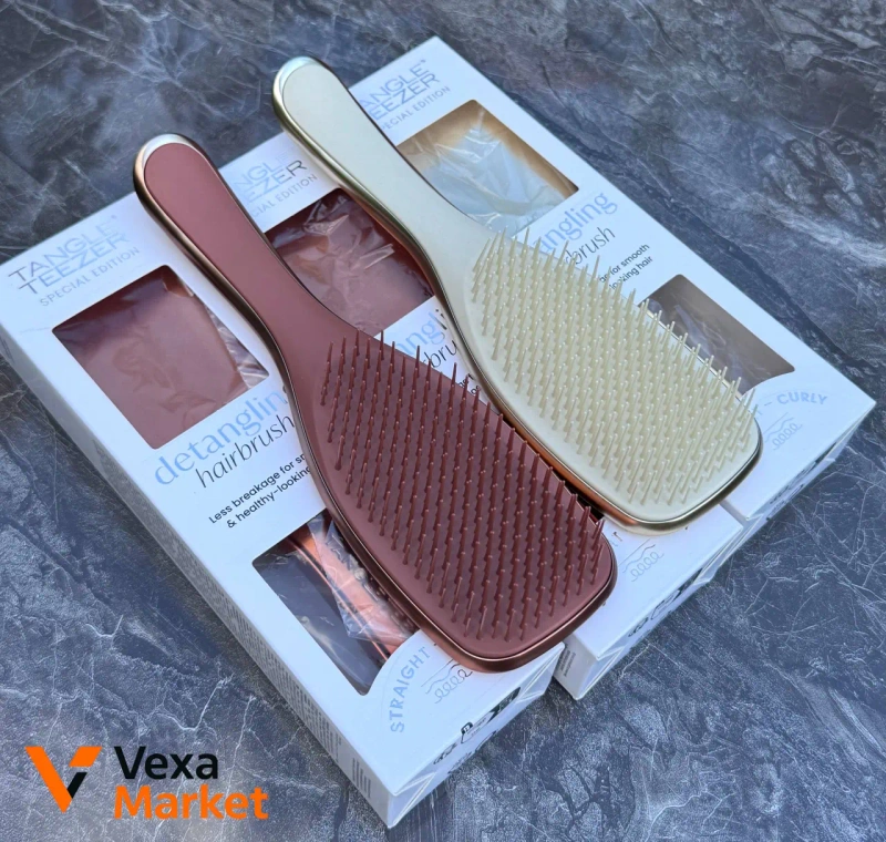 Щітка Tangle Teezer The Ultimate Detangler Chrome Neo Gold / Chocolate Bronze — фото 8