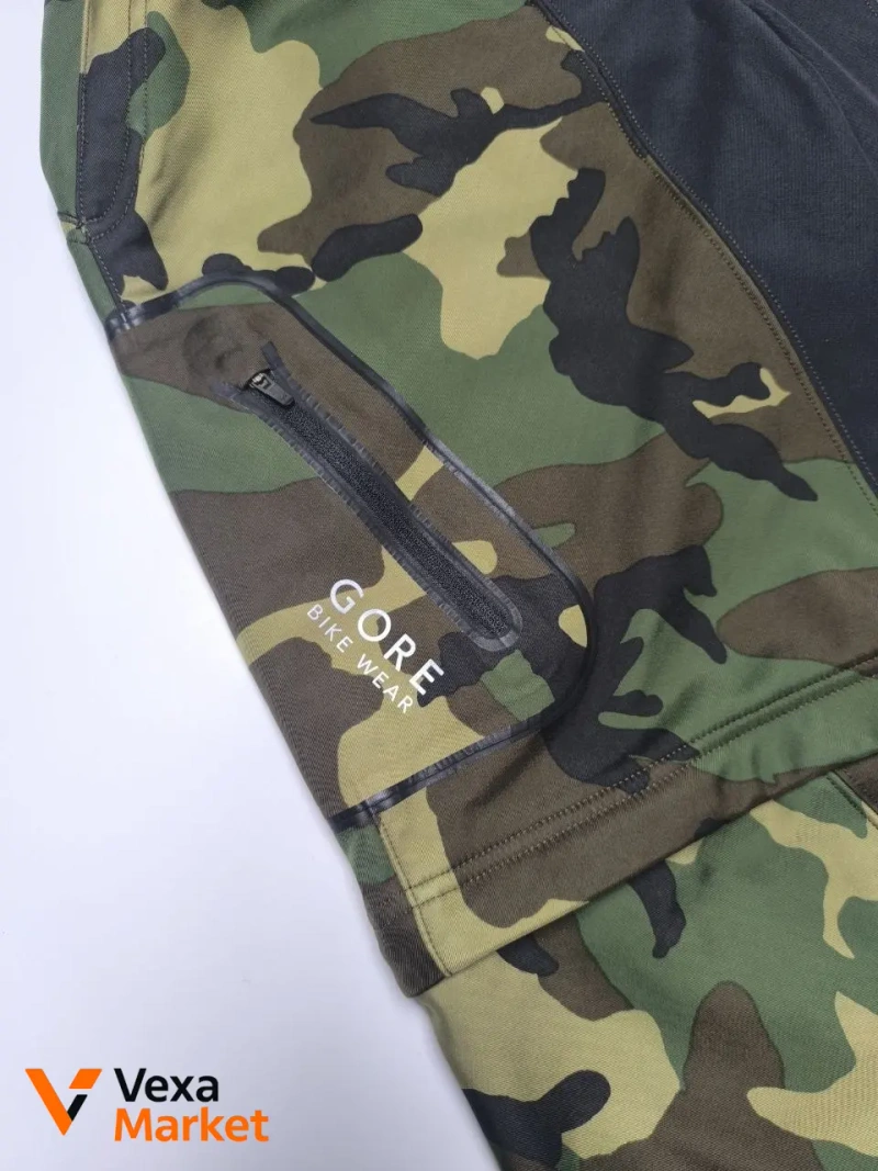 Велосипедні штани-шорти трансформери Gore Bike Wear Windstopper Military розмір L — фото 4