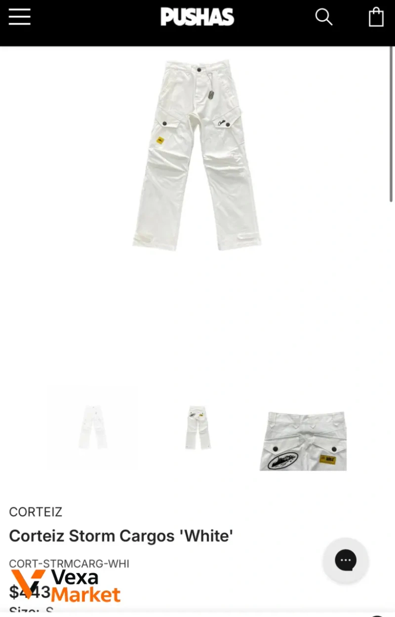 CORTEIZ Cargo Pants штани Розмір М — фото 3