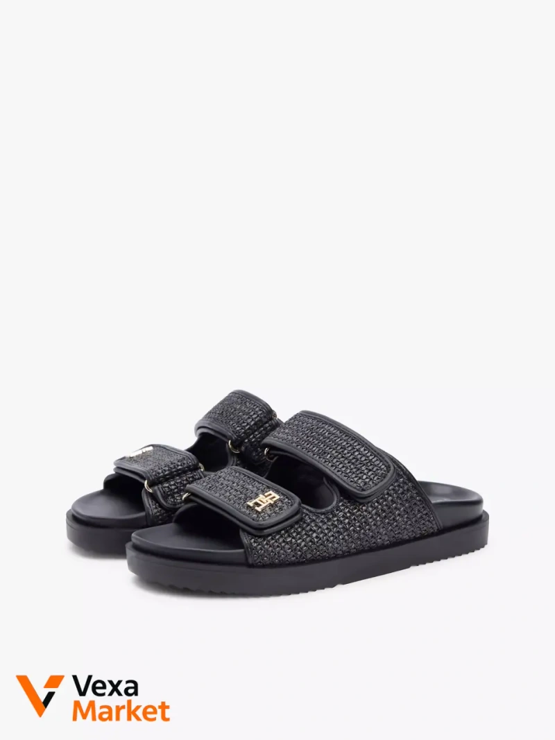 Сандалі Tommy Hilfiger чорні — фото 3