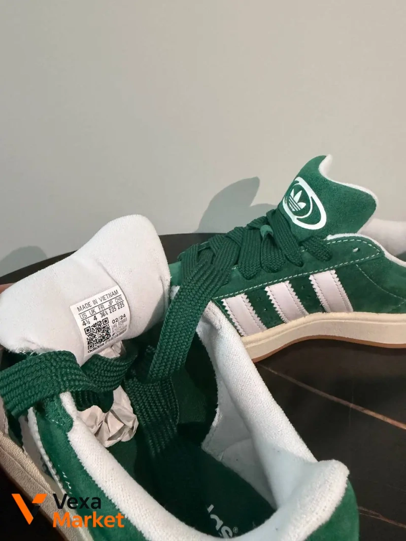 Adidas Campus Зеленые мужские кроссовки — фото 3