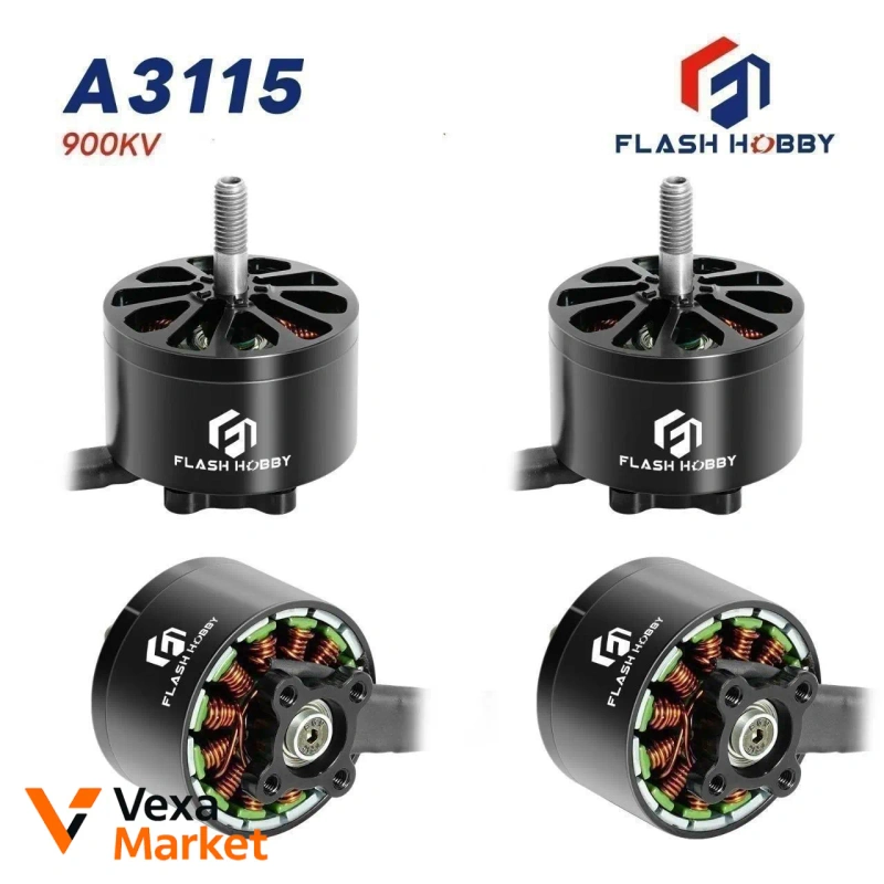 Безколекторні двигуни Readytosky та FLASH-HOBBY 3115/2812 900KV — фото 2