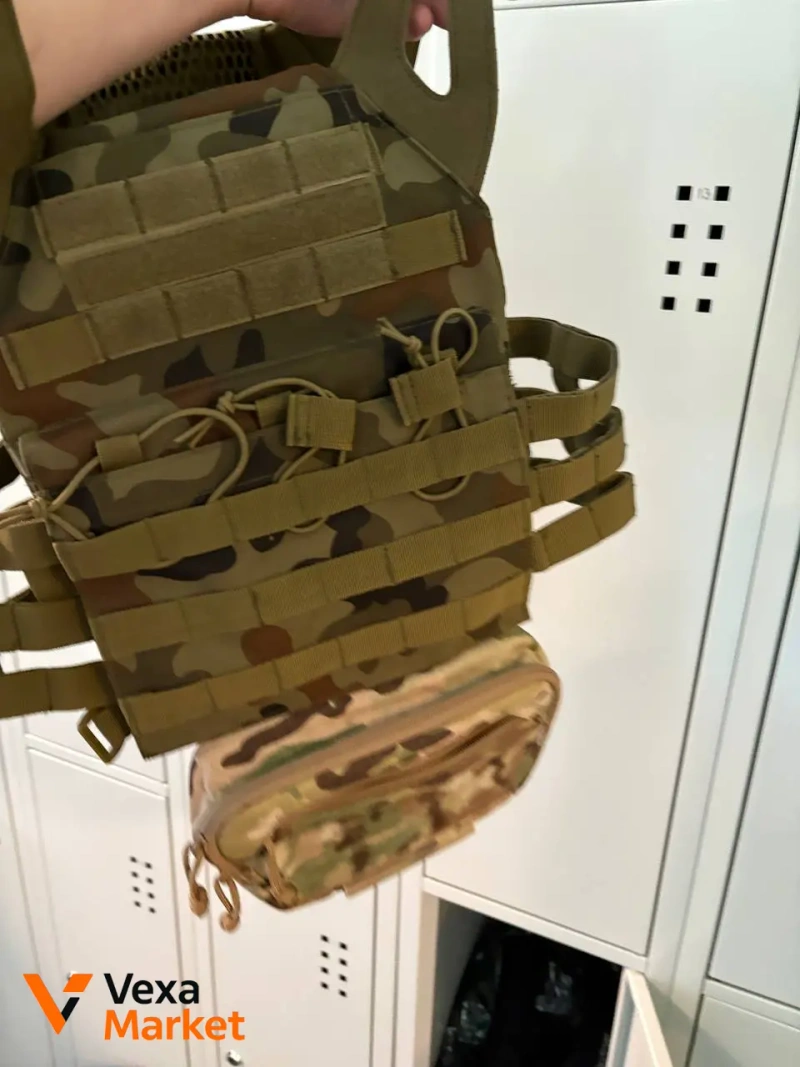 Плитоноска Emerson JPC Tactical Vest з підсумком M-Tac — фото 3
