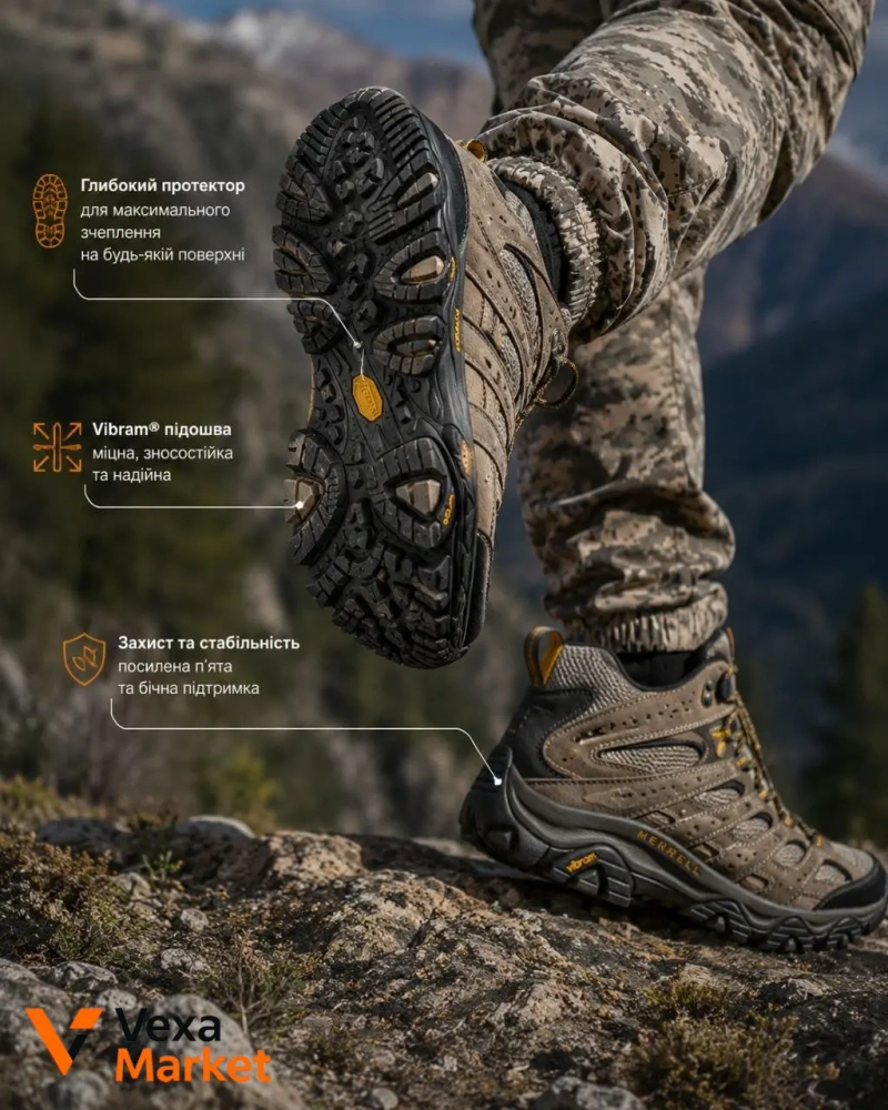 Чоловічі черевики Merrell Moab 3 Mid без Gore-Tex — фото 5