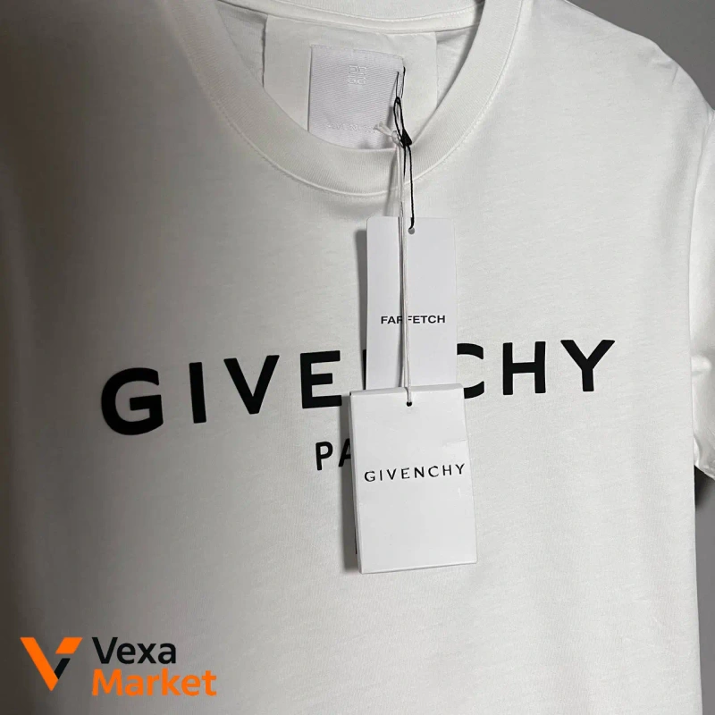 Givenchy Paris Футболка мужская белая — фото 3