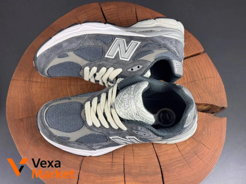 New Balance 990v3 Tornado Сірий — фото 4