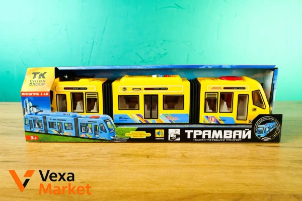 Іграшковий тролейбус "АвтоЕксперт" 60147 / 26487, масштаб 1:16
