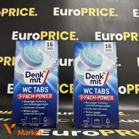 Π’Π°Π±Π»Π΅ΡΠΊΠΈ Π΄Π»Ρ ΡΡΠ°Π»Π΅ΡΡ Denk Mit WC TABS 3-FACH-POWER (16 ΡΡ.)