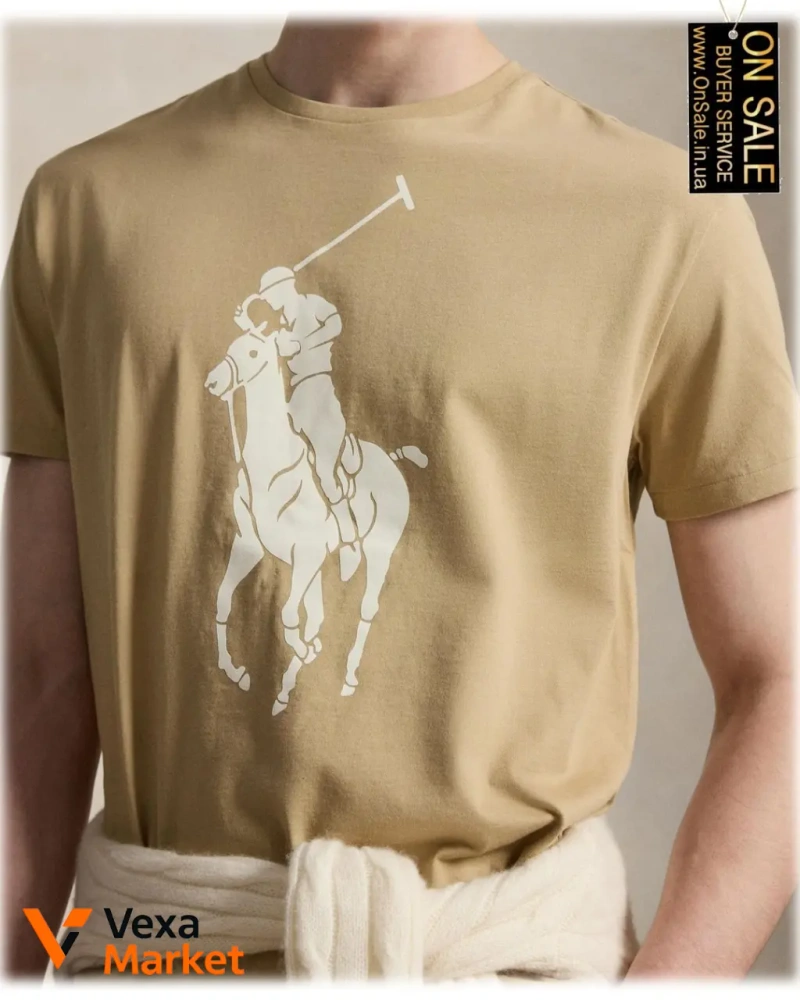 Чоловіча футболка Polo Ralph Lauren з графічним принтом — фото 3