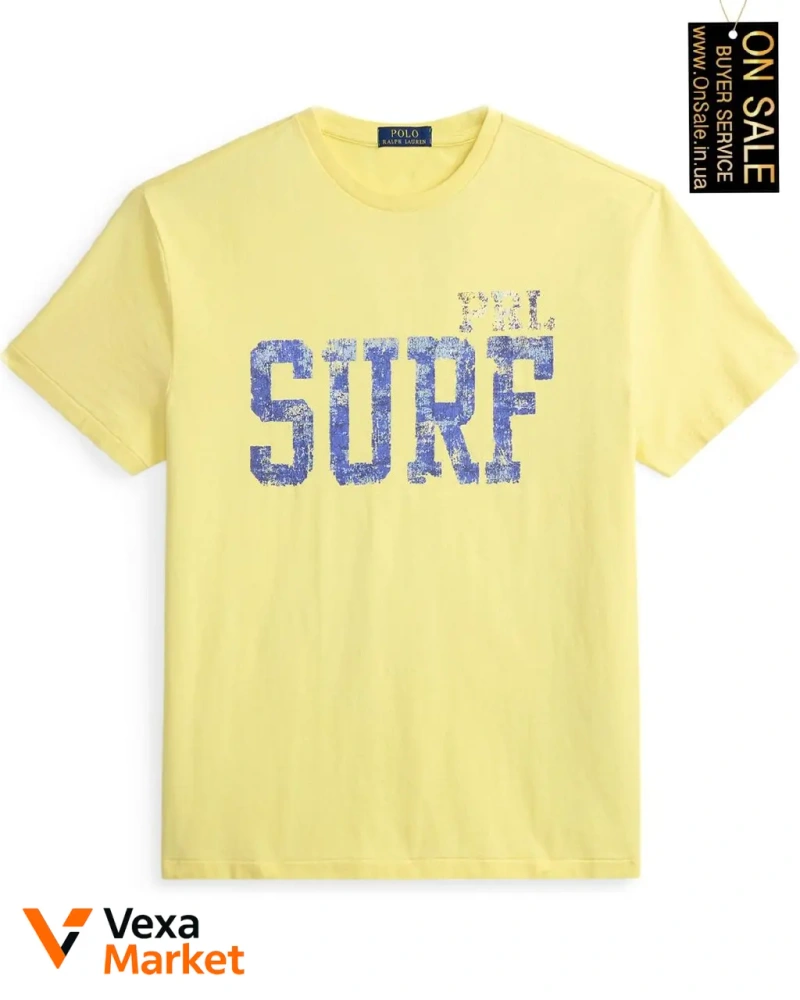 Чоловіча футболка Polo Ralph Lauren з принтом "SURF" — фото 5