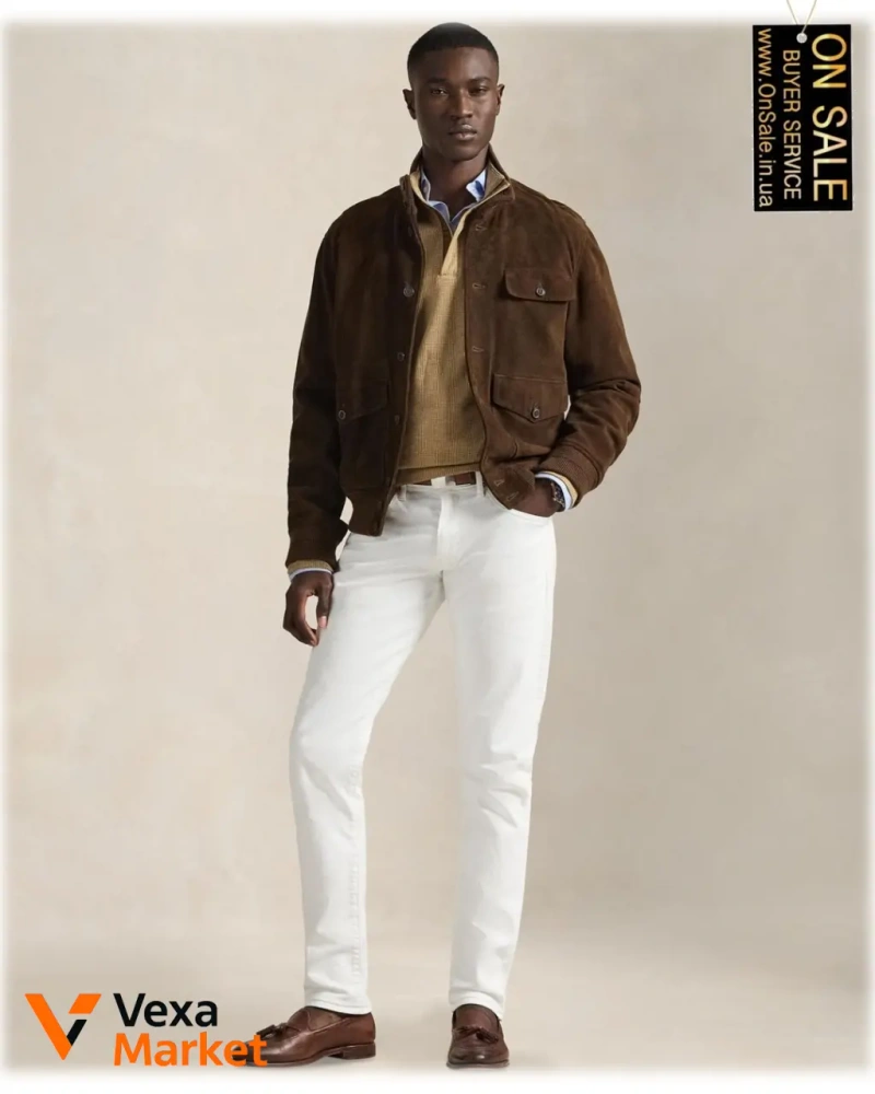 Чоловічий светр Polo Ralph Lauren з коміром-блискавкою — фото 2