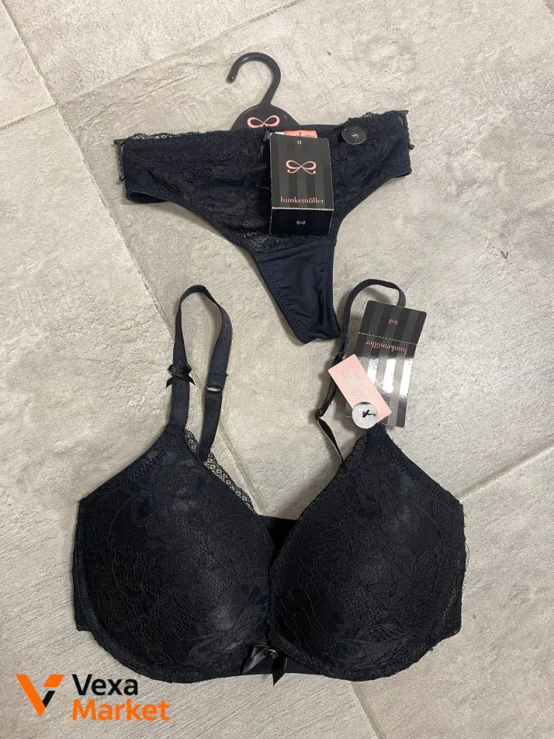 Комплект Hunkemoller: бюстгальтер 70Е-75D с пуш-ап и трусики S — фото 4