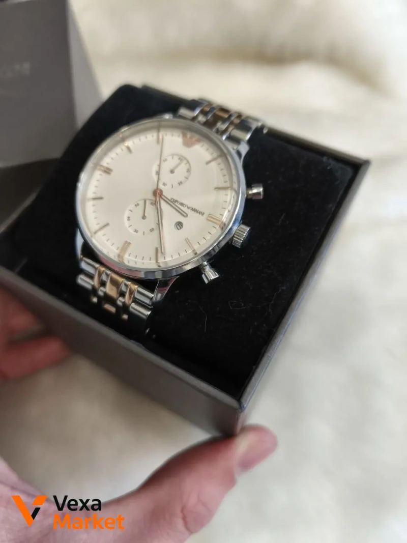 Emporio Armani Годинник AR0399 Срібний — фото 3