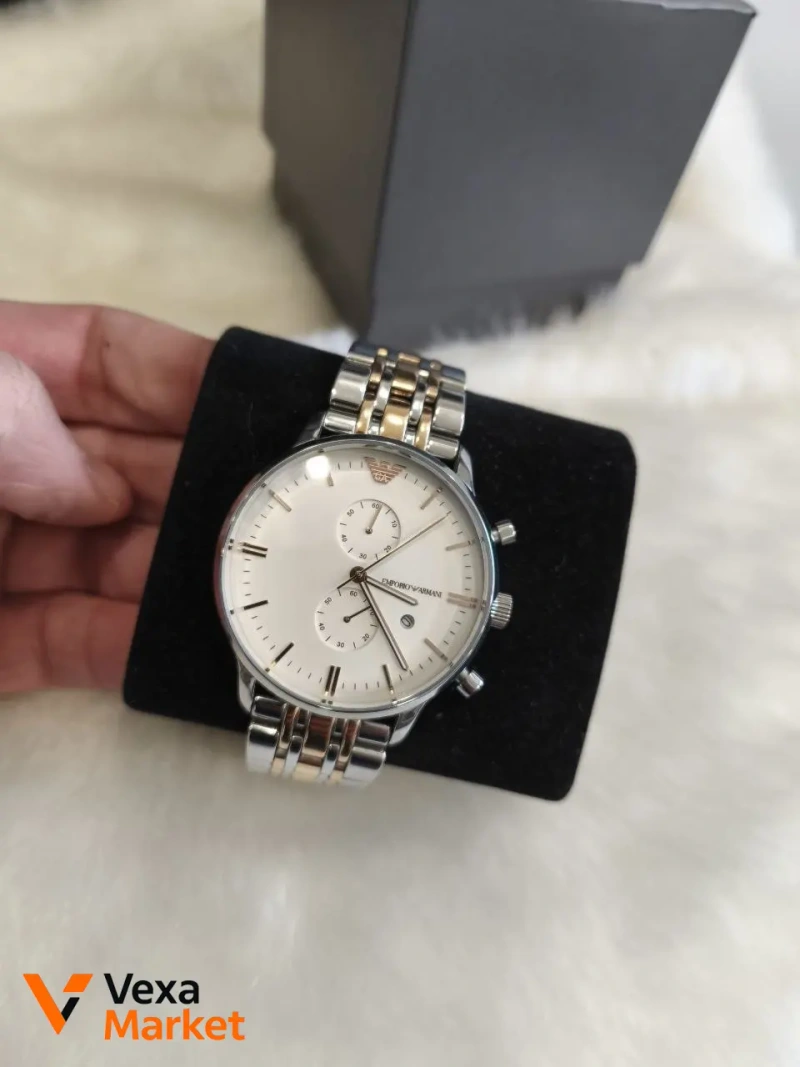 Emporio Armani Годинник AR0399 Срібний — фото 4
