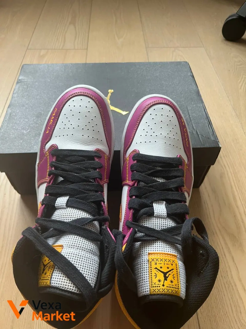 Кросівки Nike Air Jordan 1 Mid "Dia De Muertos" Розмір 43 — фото 5