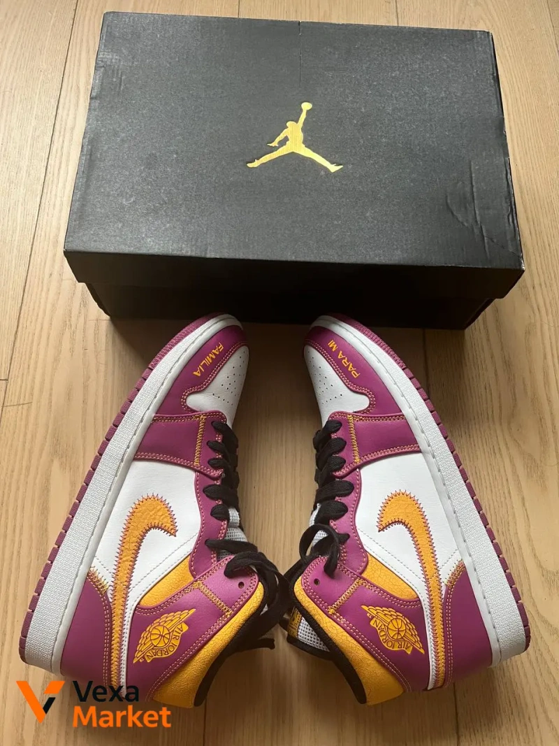 Кросівки Nike Air Jordan 1 Mid "Dia De Muertos" Розмір 43 — фото 7