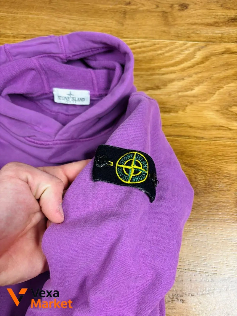 Stone Island Junior худи фиолетовое размер 5/110 — фото 3