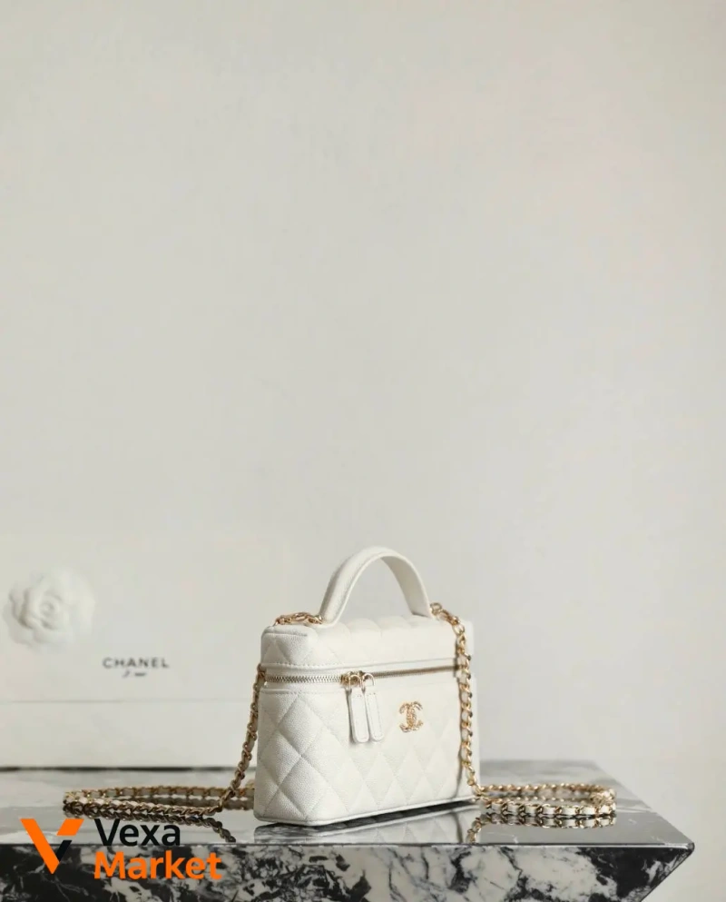 Сумка Chanel Vanity из зернистой кожи теленка — фото 6