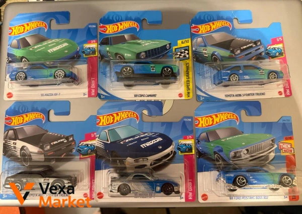 Коллекционные модели автомобилей Hot Wheels