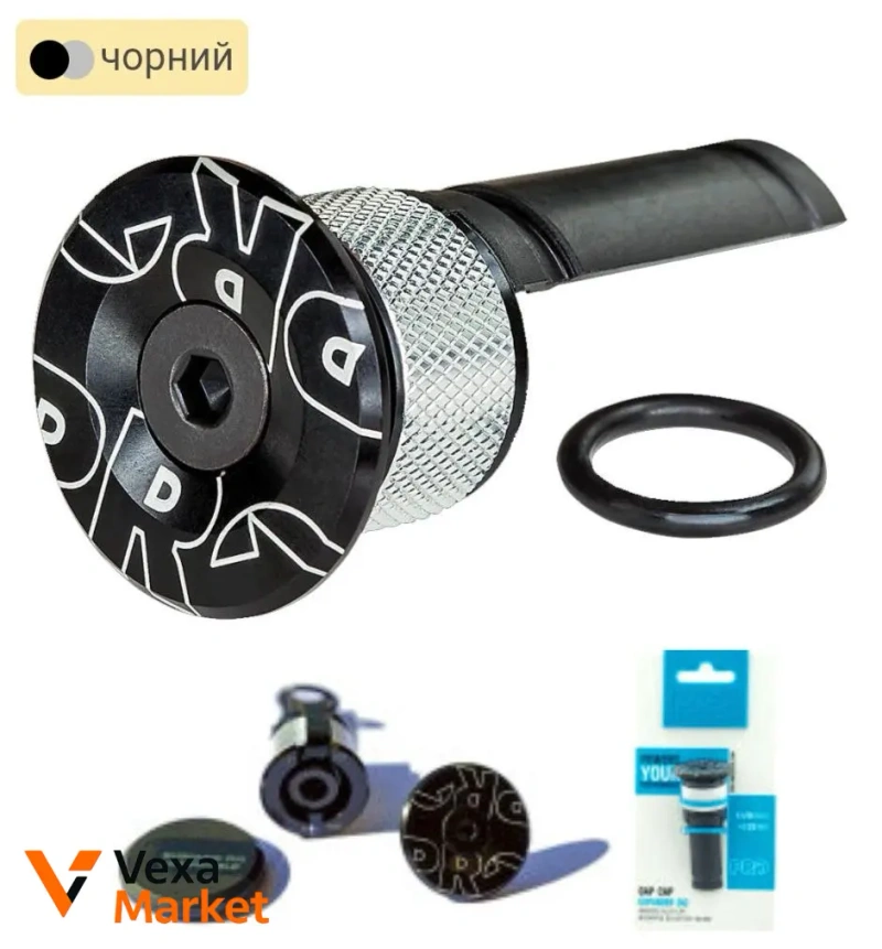 PRO Gap Cap Expander Di2 PRHS0110 Анодований алюмінієвий ковпачок з інтегрованим тримачем батареї Di2 — фото 3
