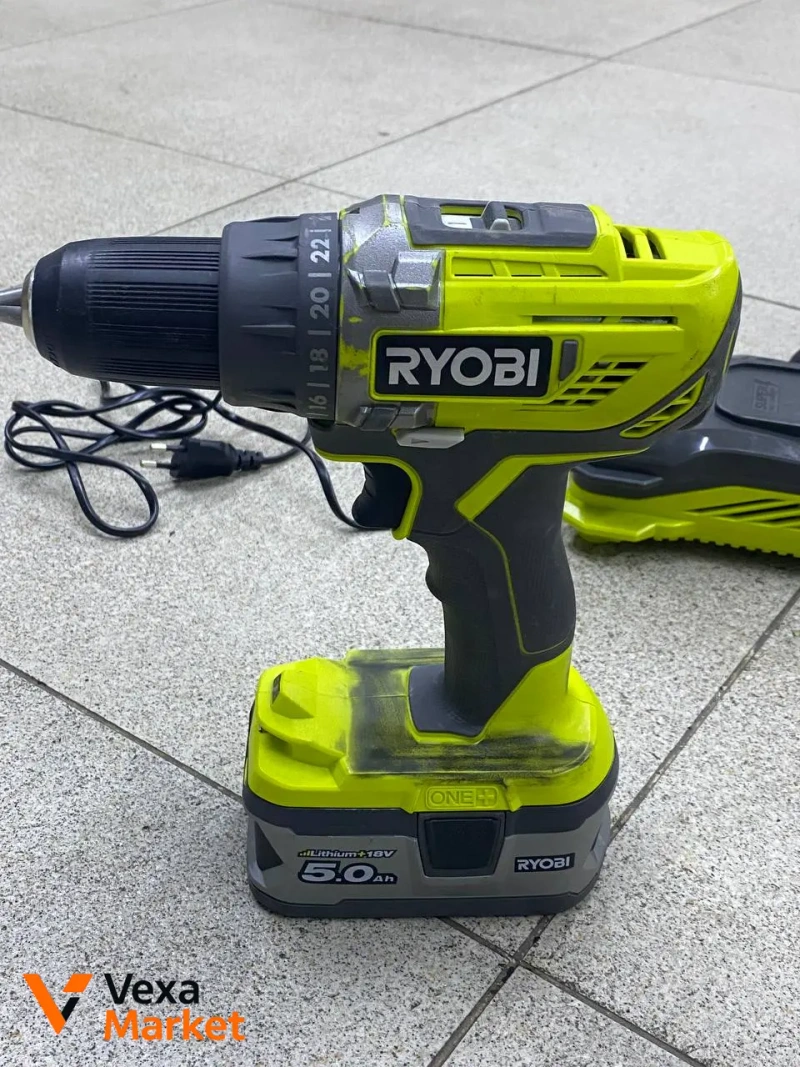 Набір акумуляторних інструментів Ryobi: шліфмашина та дриль — фото 2