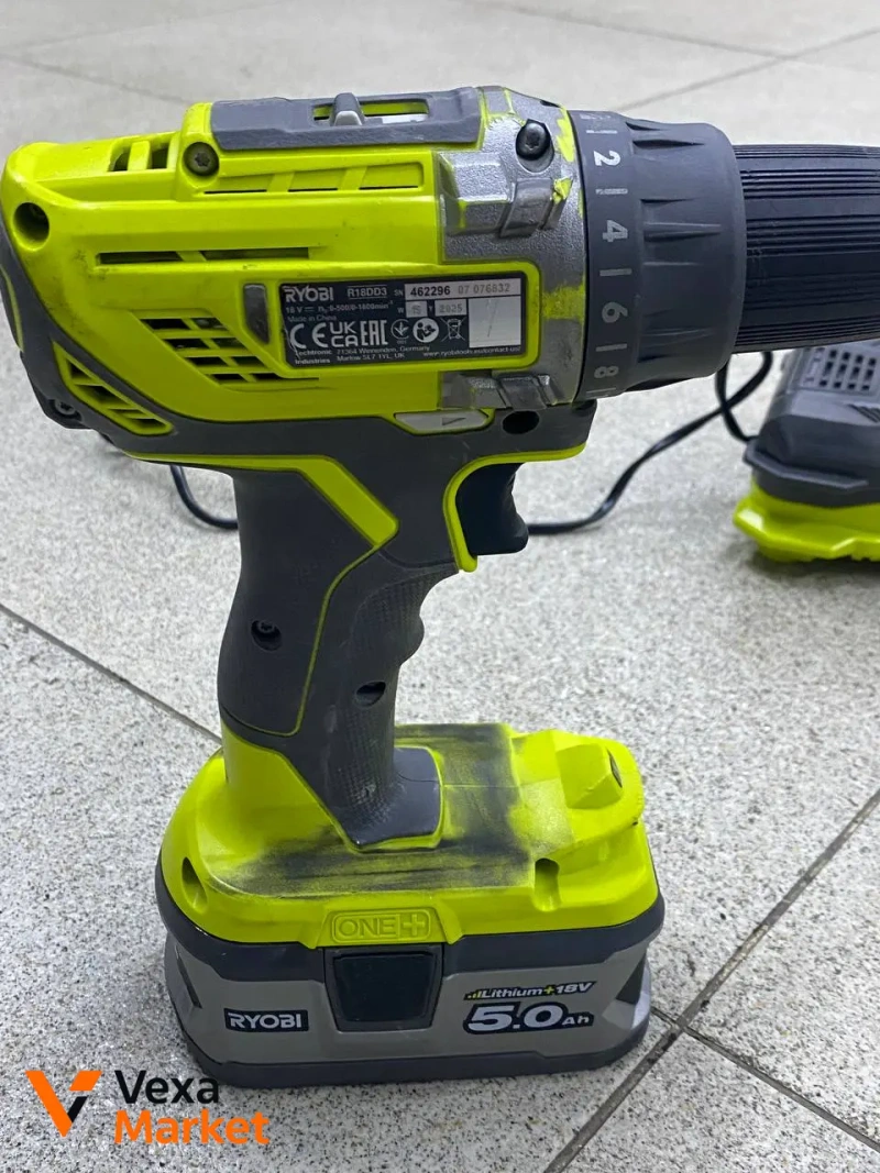 Набір акумуляторних інструментів Ryobi: шліфмашина та дриль — фото 3