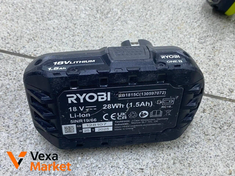 Набір акумуляторних інструментів Ryobi: шліфмашина та дриль — фото 7