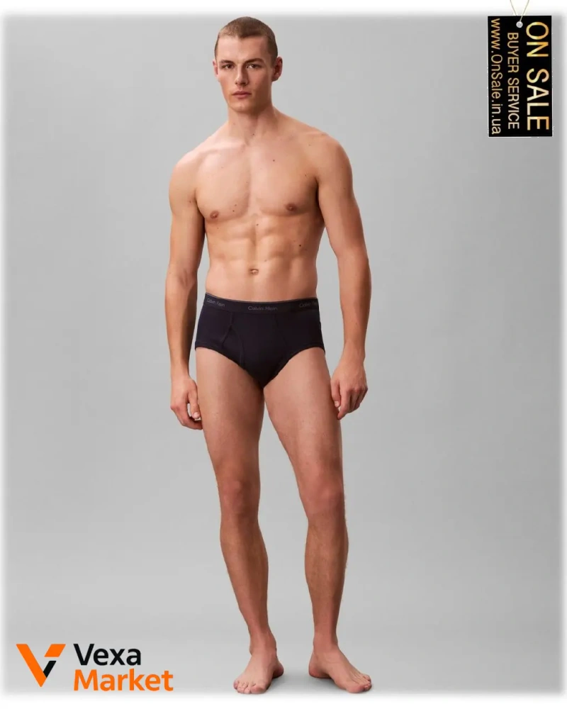 Чоловічі труси Calvin Klein брифы набір 5 шт. 100% бавовна — фото 5