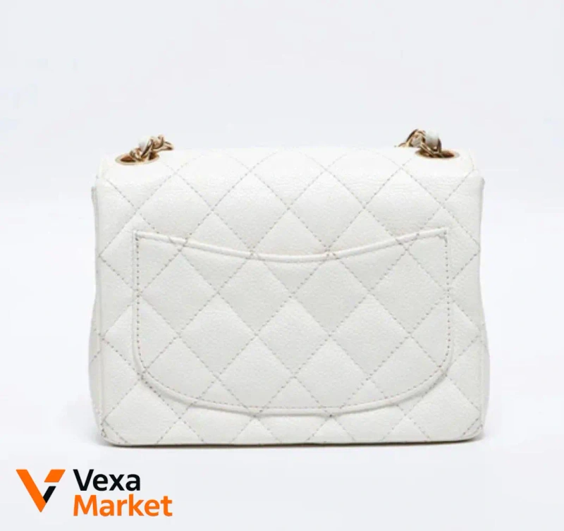 Сумка Chanel mini біла — фото 2