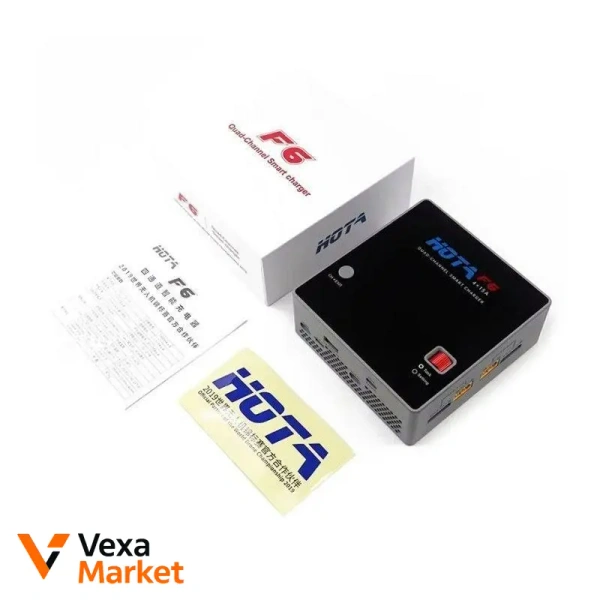 Зарядний пристрій HOTA F6 Quad-Channel Smart Charger
