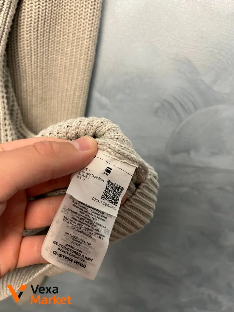 G Star Big Logo rare Stockholm sweater L — фото 5