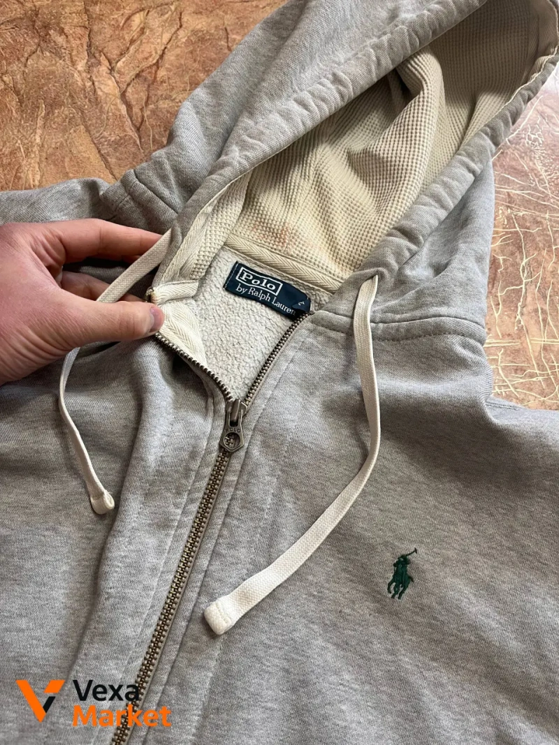 Ralph Lauren Толстовка мужская серая L XL — фото 2