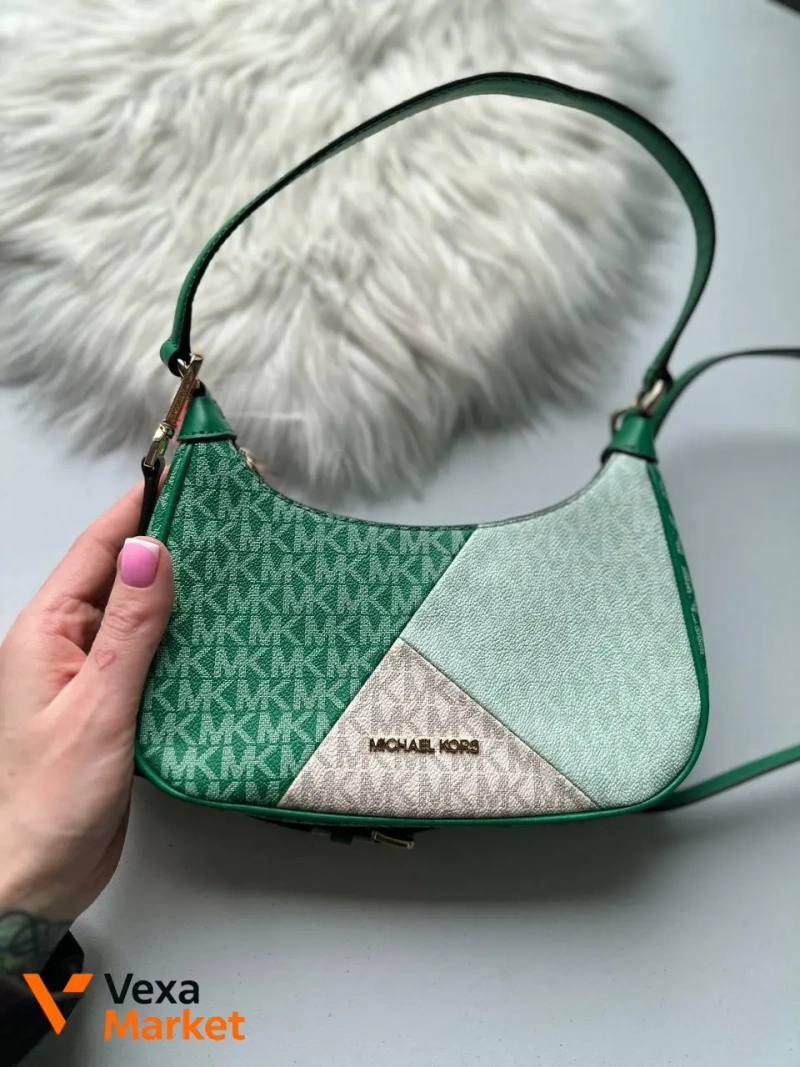Сумка MICHAEL KORS екошкіра зелена — фото 3