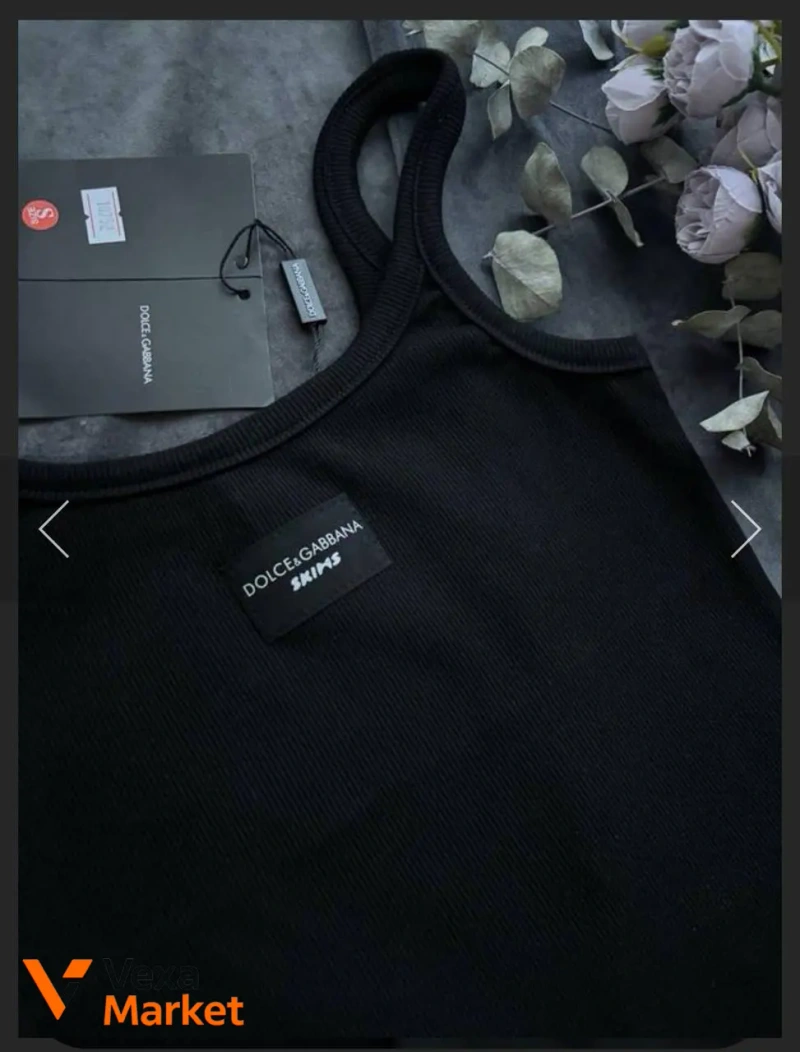 Майка Dolce&Gabbana черная — фото 3