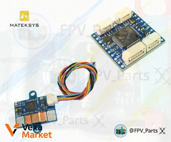 Датчик струму та напруги Matek CAN-L4-BM та Периферійний вузол Matek CAN Node L431