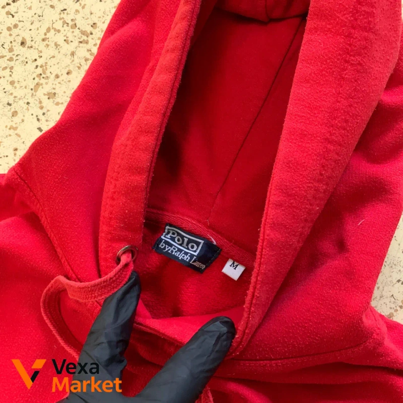 PRL Big Pony Hoodie Red M-L — фото 7