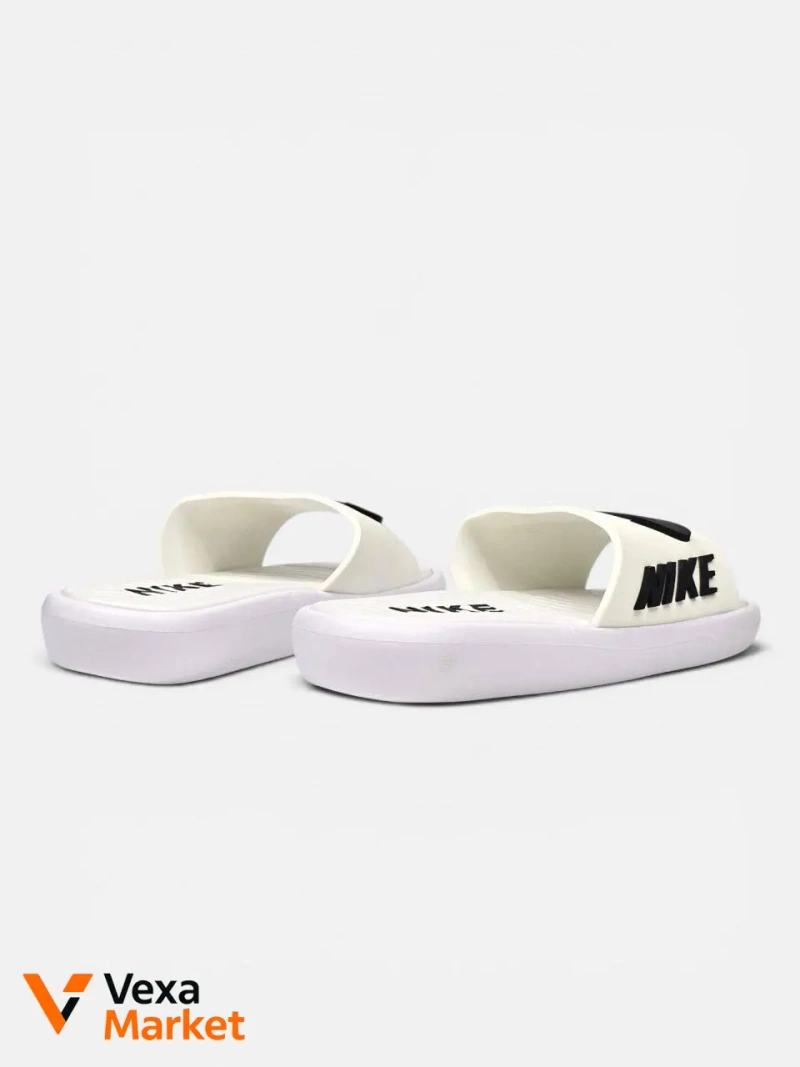 Nike Slide White Black — фото 5