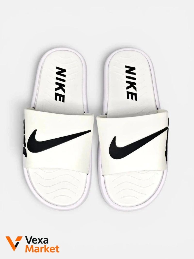 Nike Slide White Black — фото 7