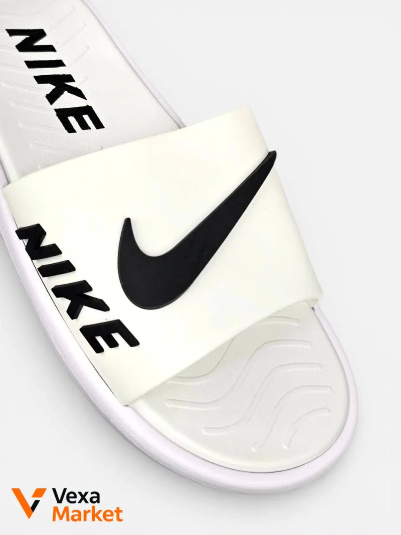 Nike Slide White Black — фото 8