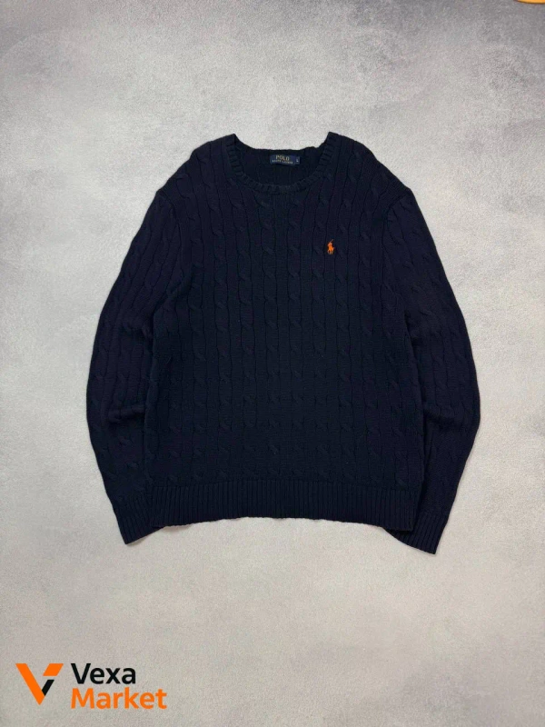 Polo Ralph Lauren Cable Knit Crew Neck Sweater L