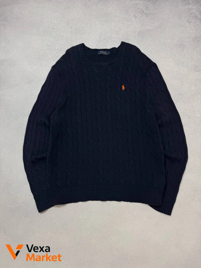 Polo Ralph Lauren Cable Knit Crew Neck Sweater L — фото 2