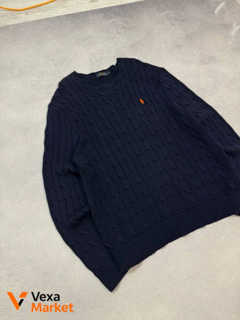 Polo Ralph Lauren Cable Knit Crew Neck Sweater L — фото 3