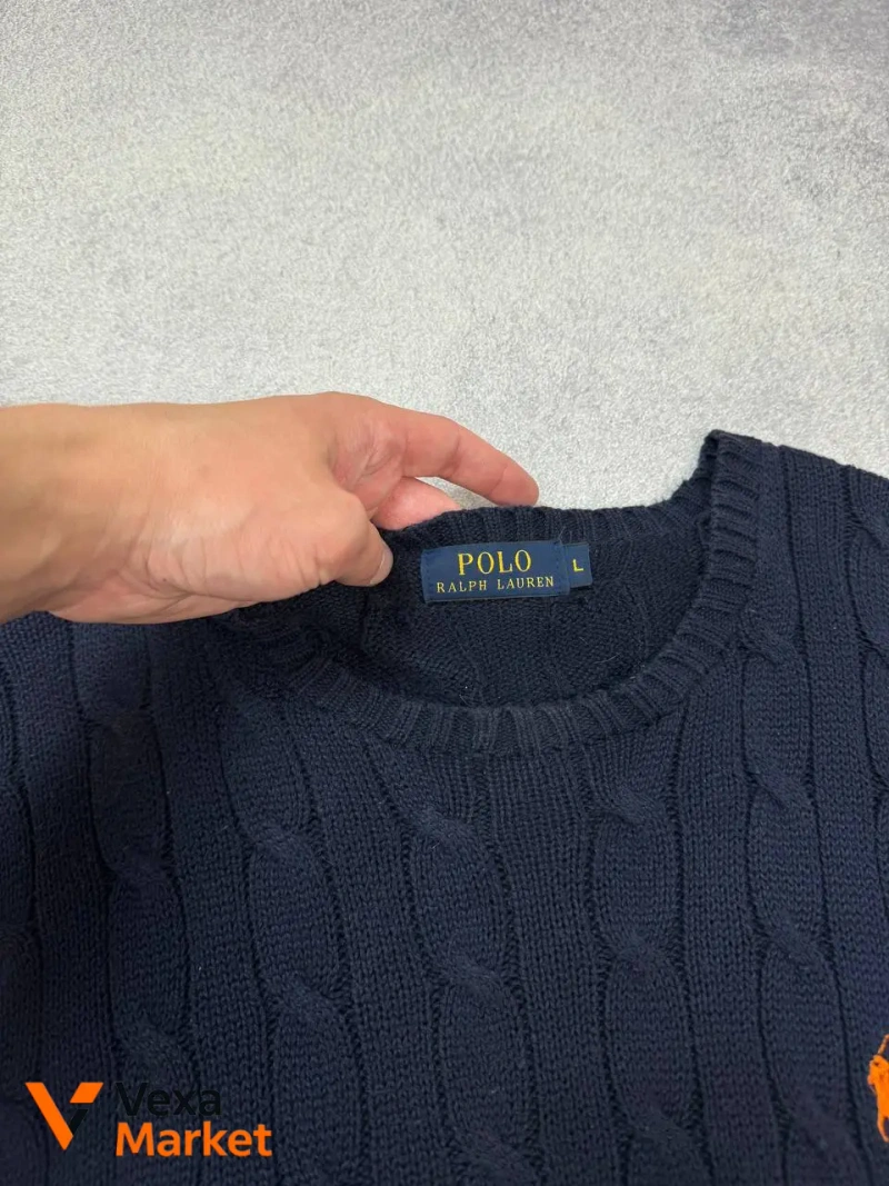 Polo Ralph Lauren Cable Knit Crew Neck Sweater L — фото 6